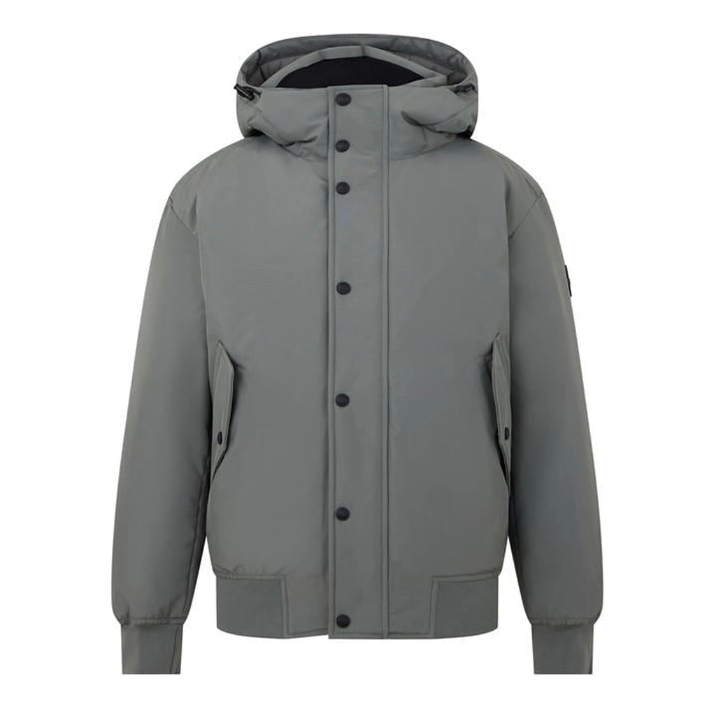 Hugo Boss Water Repellent Parka Jacket - Grey